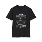 Black 1978 Chevy K10 Pickup T-Shirt | Classic Truck Illustration Tee