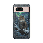 Norwegian Forest Cat Nordic Art Tough Phone Case