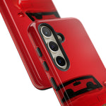 Red Miata Phone Case, NA MX5 90s JDM Roadster Tough Cover