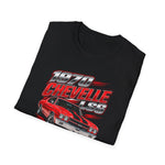 1970 Chevelle SS LS6 graphic T-Shirt | Muscle Car Racing Design