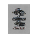 1950 Chevy 3100 Custom Pickup Blanket | Classic Truck Velveteen Microfiber