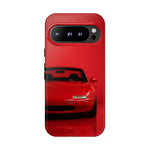 Red Miata Phone Case, NA MX5 90s JDM Roadster Tough Cover
