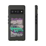 R32 Skyline GT-R Manga Style JDM Tough Phone Case Cover Gift