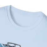 Blue Classic 1967 Corvette Convertible T-Shirt | Sports Car Illustration