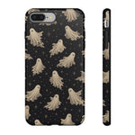 Vintage Ghost Pattern phone case | Halloween spooky stars design