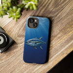 Yellowfin Tuna Phone Case, Deep Blue Water Tough Cover, Gift