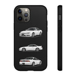 White S14 Silvia JDM Sports Car Phone Case Tough Multi View