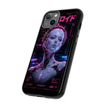 Glowing Headdress Regal Art Tough Phone Case - Gold Magenta Neon