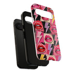 Pop Art Lips and Lightning Bolt Phone Case