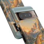 Leaping Golden Trout Lake Scene phone case | Tough Cover