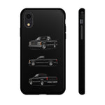 Black Silverado Classic Pickup Tough Phone Case for Chevy Truck Fans