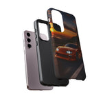 Supra MK4 Orange Touge Night JDM Speed Art Tough Phone Case