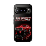 Tri-Power Classic Muscle Car GTO phone case | Retro Automotive Graphic