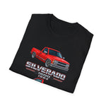 Classic Red 1994 Silverado 1500 Pickup T-Shirt | Truck Illustration