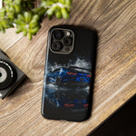 Camaro ZL1 Phone Case, Blue Track Smoke Studio Cover