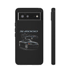 Black S2000 Roadster Collage JDM Tough Phone Case Cover Gift