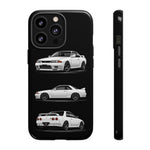R32 Skyline Phone Case White, Three-View Vector Cover, Gift GTR Fans