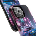 Skyline GT-R Tokyo Rain JDM Night Art Tough Phone Case