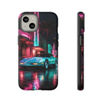 1980s Sports Car C4 Miami Nights Aesthetic Tough Phone Case