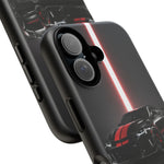 Camaro ZL1 Phone Case, Black Red Racing Stripe Studio Cover, Gift