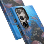 Snapper Reef Phone Case, Sunlit School Ocean Fishing Tough Cover