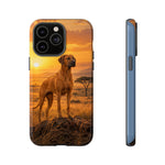 Rhodesian Ridgeback African Savanna Art Tough Phone Case