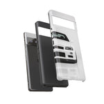 White Skyline Phone Case, R34 GTR 90s JDM Legend Tough Cover for Men, Gift