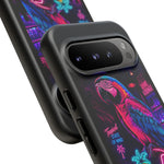 Neon Parrot Cocktails phone case | Tough Cases
