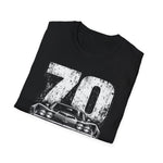1970 C3 Distressed 70 Shark Classic Sports Classic Car T-Shirt Vintage Fan Gift
