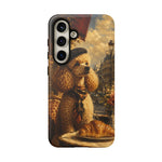 Poodle in Beret Phone Case | Vintage Paris Café Illustration