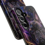 French Bulldog Galaxy Marble Art Tough Phone Case