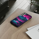2 Rounds Canada Retina Artwork Vaporwave Phone Case – Landscape Aesthetic