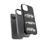 R32 Skyline Phone Case White, Three-View Vector Cover, Gift GTR Fans