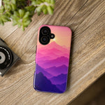 Pastel Mountain Haze Vaporwave Art Tough Phone Case