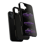 Purple R33 Skyline GTR JDM Sports Car Phone Case Tough Multi View