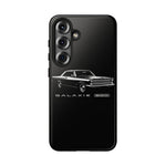 Vintage Galaxie 500 Phone Case | Classic Car Illustration, Black