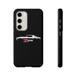 1970 Camaro Z28 White Silhouette Tough Phone Case Cover Gift