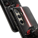 Camaro ZL1 Phone Case, Black Red Racing Stripe Studio Cover, Gift