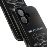 Black S2000 Roadster Collage JDM Tough Phone Case Cover Gift