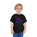 Kid’s Neon RX-7 Mazda Rotary Engine Toddler T-Shirt Boys Girls Car Tee