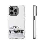 White AE86 Phone Case, JDM Drift Icon Tough Cover