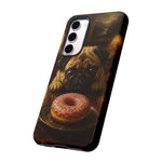 Pug Donut Dilemma Tough Phone Case