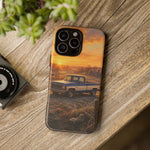 73 Chevy C10 Square body Truck Two-Tone Sunrise Tough Phone Case