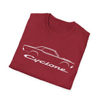 1964 Cyclone Classic Car Outline T-Shirt Line Art Silhouette Emblem Car Fan Gift