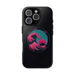 Great Dream Wave Circular Badge Vaporwave Phone Case – Japanese Aesthetic