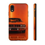 Orange Cuda Phone Case, 71 Classic Muscle Car Tough Cover