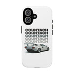 White Countach Retro Tough Phone Case Cover Gift Art
