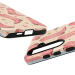 Pink Cowboy Boots phone case | Western pattern | Pastel stars