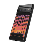 Silverado sunset truck Phone Case | Retro pickup silhouette