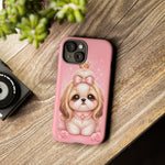 Shih Tzu Princess Kawaii Chibi Puppy Pet Dog Art Tough Phone Case
